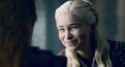 Daenerys Targaryen Squinting at the 3 poster