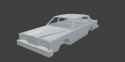 low poly 1984 lincoln towncar