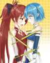 kyoko stuck with sayaka