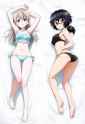 _smug, teasing, looking at viewer, dakimakura (medium), 2girls, oryou (girls un s-174695672