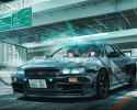 nissan-gtr-r34-anime-girl-5k-dn-1280x1024