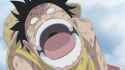 Luffy mouth open