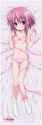 lolibooru 30114 convenient_censoring dakimakura flat_chest minato_tomoka official_art pink_pantsu purple_eyes purple_hair rou-kyuu-bu! short_hair thigh_gap unde