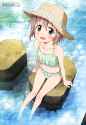 yande.re 477885 bikini swimsuits wet yama_no_susume yokota_takumi yukimura_aoi