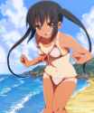 Azusa Sexy Tan Lines Swimsuit