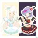 Tsumugi Blanco and Dark Chii but Elle and Juria