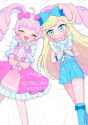 Himari and Mii Mugi and PriNeko