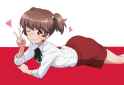 Arisa on stomach