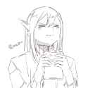 Kyouka eating good