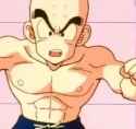 Krillin shirtless