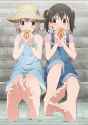 Aoi Hinata outdoor barefoot