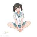 Hinata barefoot school uniform 8