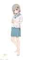 Aoi barefoot school uniform 6