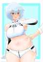 Pinching the tubby Rei 