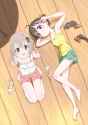 Aoi Hinata shoes removed