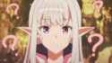 question mark elf girl
