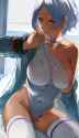 yande.re 1119182 gundam gundam_suisei_no_majo hews leotard nipples no_bra secelia_dote see_through thighhighs undressing uniform wet2