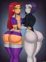 Starfire X Raven