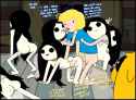 6593563 - Adventure_Time Blank_Eyed_Girl Finn_the_Human Hubi Jake_the_Dog