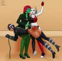 commissions__harley_and_ivy_turn_the_tables_by_justtryying_dfhy4yu-fullview