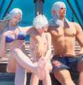 ffxiv Alphinaud swim 1