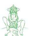 2286933 - Homestuck Jade_Harley Nepeta_Leijon slutfang