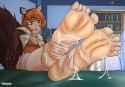 squirrel girl feet (cum)