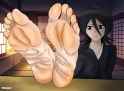 rukia feet