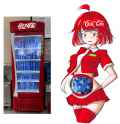 coca cola machine girl