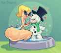 sunny_miami_and_snowman_by_zoestanleyarts_ddne9e1