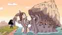 Giant_Johanna_fighting_the_kraken_SFW_para_MagicQuill