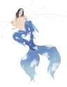 Blue sky mermaid