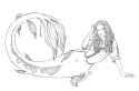 Elizabeth Swann Knightley mermaid
