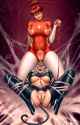 5479872 - 2DSwirl Felicia_Hardy Marvel Mary_Jane_Watson Night-Spider Spider-Man_(series) Spinneret