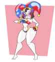112041 - artist_slemka cosplay knick_knack pixar pomni sunny_miami the_amazing_digital_circus