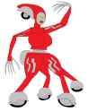 sports car robot girl