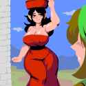 royalmilk20_zelda-ii-village-girl