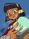 Cleopatra in space