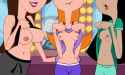 tits out