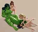 4216939 - Carly_Shay MagnumImpulse Sam_Puckett She-Hulk iCarly