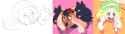 Toph disembodied head and feet1