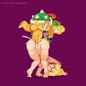 3392942 - Bowser_Jr. Koopa Princess_Peach PurpleHorn Super_Mario_Bros..png