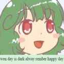 wendayisdark-alwayremberhappyday-green-animegirl