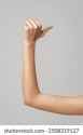 close-womans-arm-extended-upward-260nw-2508219127