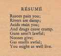 resume