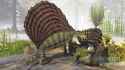 dimetrodon-and-edaphosaurus-dinosaurs-fighting-james-kuetherscience-photo-library
