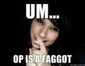 Boxxy sayz You are a FAG