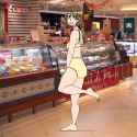 Hanayo Koizumi In Her Bra &amp; Underwear At The Supermarket (2)