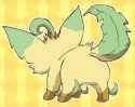leafeon presenting behind standing on 4 legs technically SFW but questionable