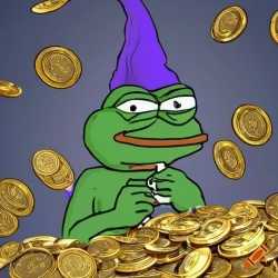 gold collecting pepe